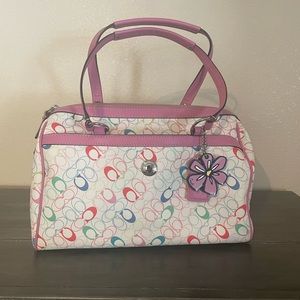 Authentic COACH multicolor Satchel